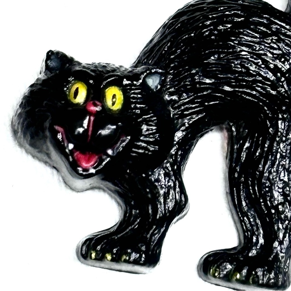 Adorable Vintage Russ Black Cat Pin! - Picture 3 of 10